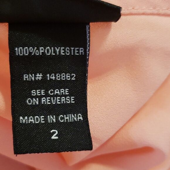 𝅺Torrid Peach High Low Hi-Lo Blouse Plus Size 2‎ - Picture 9 of 9